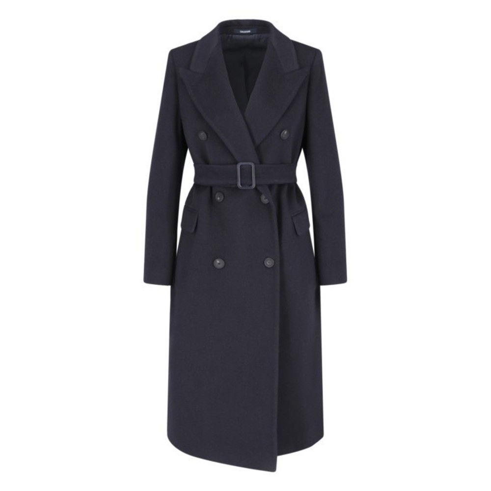Tagliatore Double-Breasted Blue Cashmere Coat - NWT